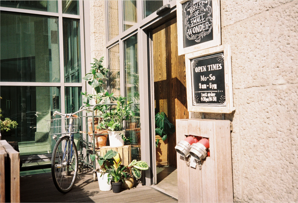 House of Small Wonder Mitte, Berlin, Japanese Breakfast and Brunch Restaurant, Entrance Johannisstraße